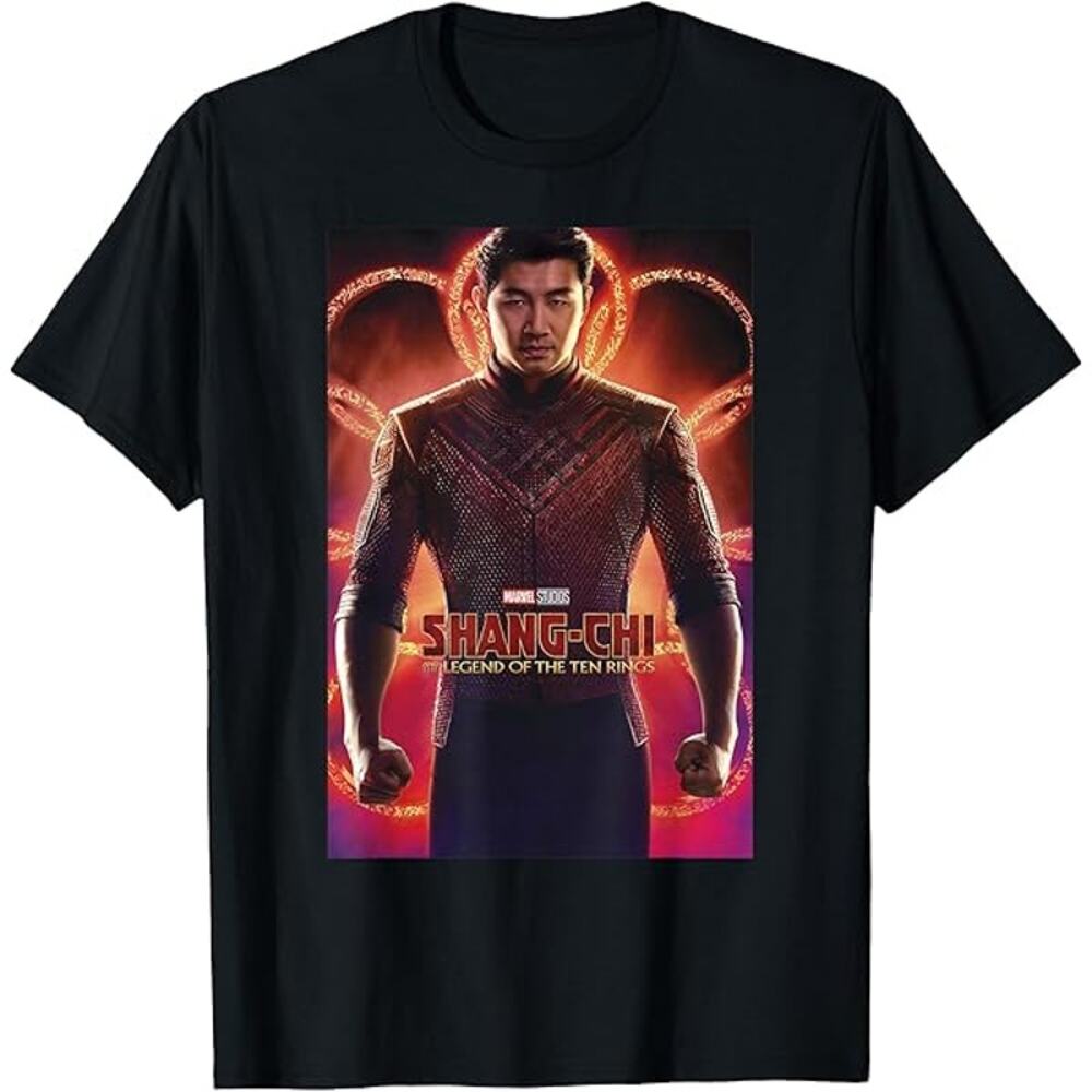 Marvel Studios The Legend of Shang-Chi Poster Graphic T-Shirt Size Medium
